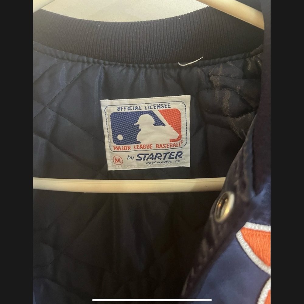 Starter Navy Jacket With White Patch - image 4